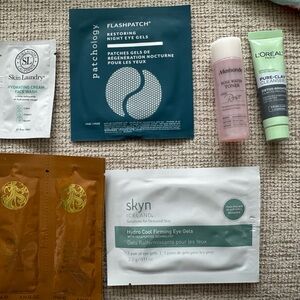 Beauty Skincare Sample Lot – Oribe, Skyn Iceland, Patchology, Mamonde, L’Oreal